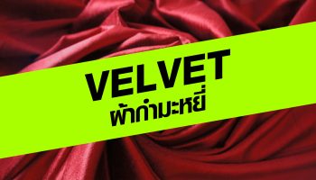 รู้หรือไม่ ‘ผ้ากำมะหยี่ (Velvet)’ ผลิตอย่างไร ?