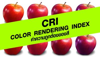 หน้าม่วงหน้าเขียว ความลับคือค่า Color Rendering Index (CRI)