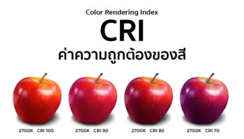 หน้าม่วงหน้าเขียว ความลับคือค่า Color Rendering Index (CRI)