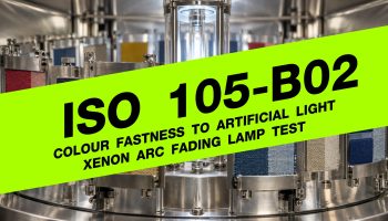 ISO 105-B02 Colour fastness to artificial light: Xenon arc fading lamp test