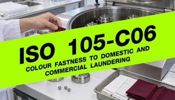 ISO 105-C06 Colour fastness to domestic and commercial laundering
